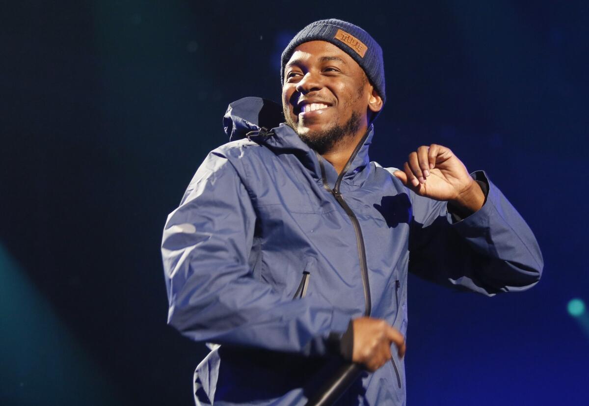 Kendrick Lamar performs at the iTunes Festival during SXSW.
