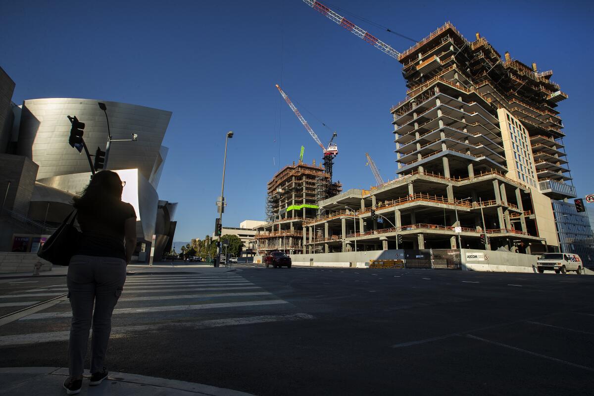 The Grand, a $1 billion high-rise mixed use complex on Bunker Hill in downtown Los Angeles