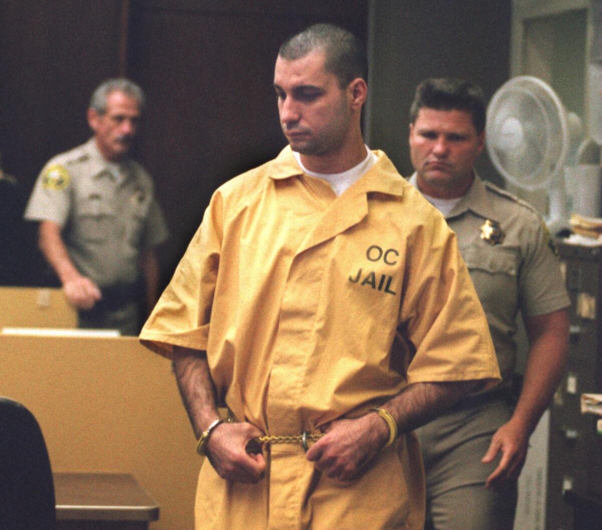 Edward Charles III during a 1996 court appearance. The California Supreme Court on Monday upheld a death sentence for Charles, who was convicted of killing his family.