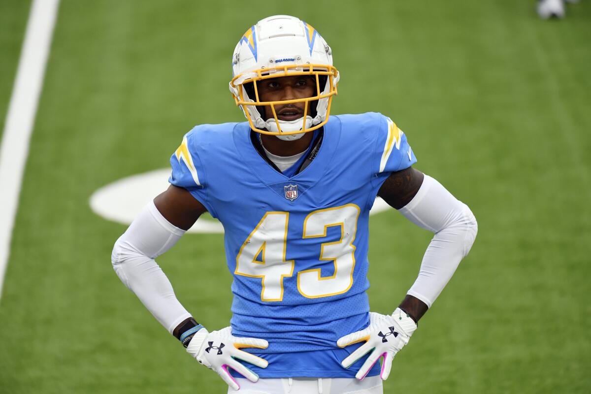 Cornerback Davis relieved to be remaining with Chargers - The San