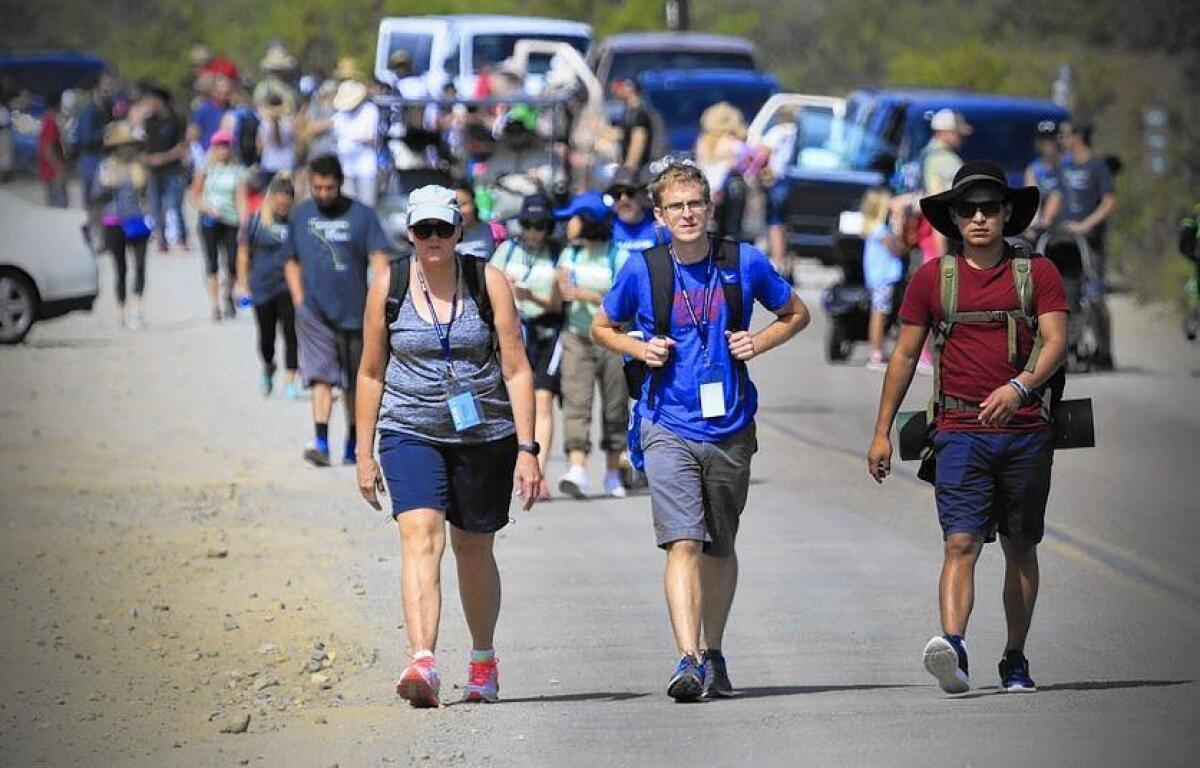 The first group leaves Border Field State Park in south San Diego County on Saturday for El Camino del Inmigrante, or The Path of the Immigrant, a 132-mile, 11-day walk to Los Angeles to highlight U.S. immigration policy.