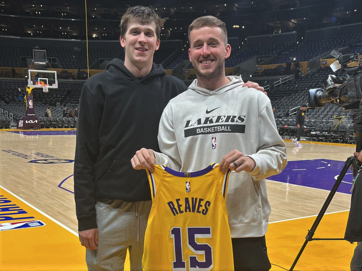 Auston Reevs Lakers' Austin Reaves puts on a show for brother Spencer - Los Angeles ...