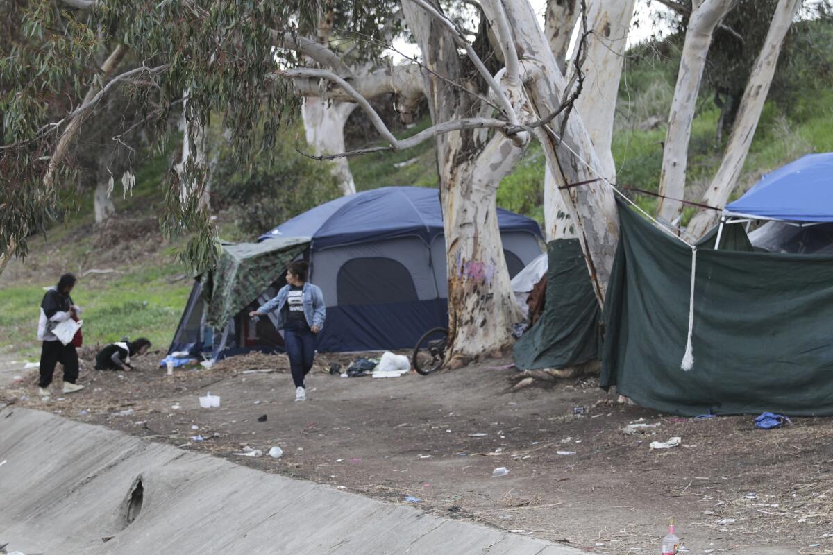 Homeless camp