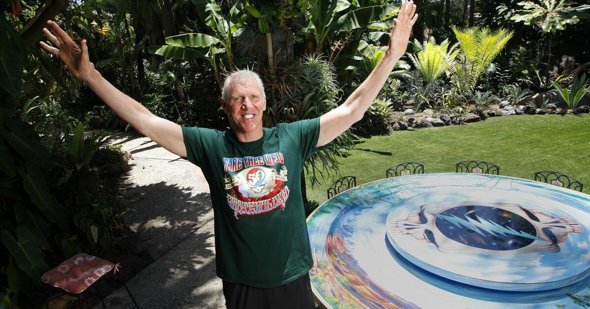  Bill Walton 2015  at his San Diego  home