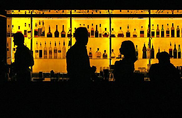 The bar at the Bazaar by Jose Andres at the SLS Hotel in Beverly Hills