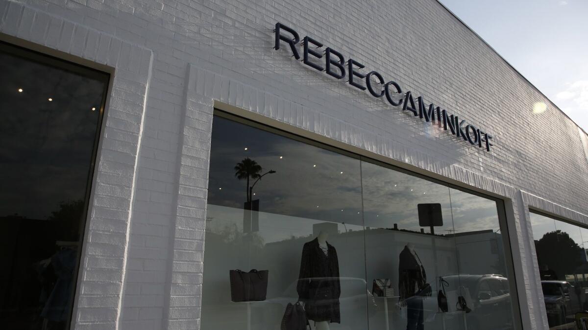 The Rebecca Minkoff store on Melrose Avenue in Los Angeles.