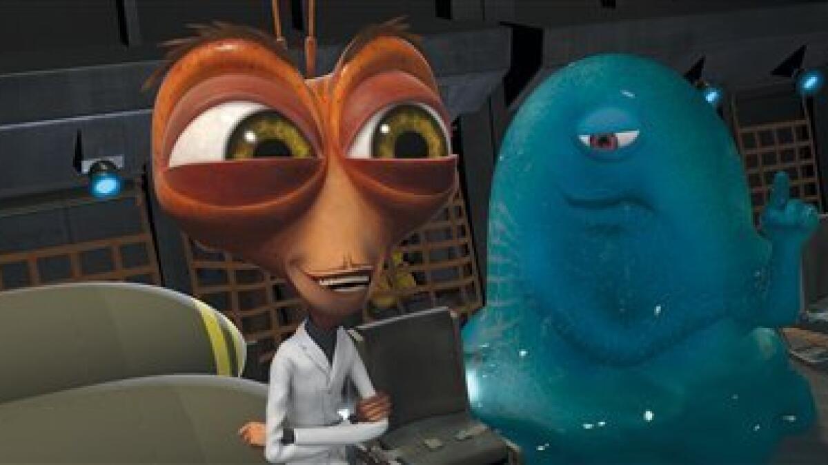 Monsters vs. Aliens' has high-energy humor - The San Diego Union