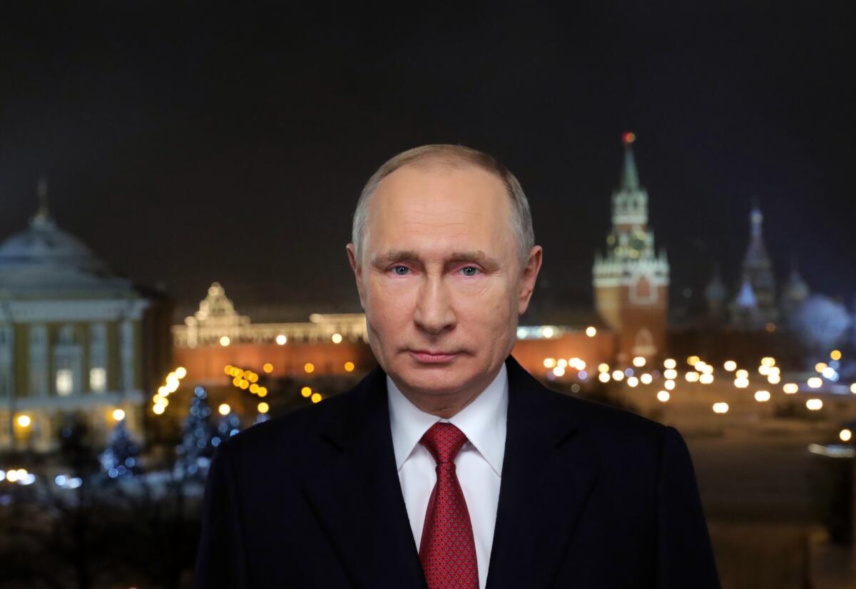 Russia New Year - Putin