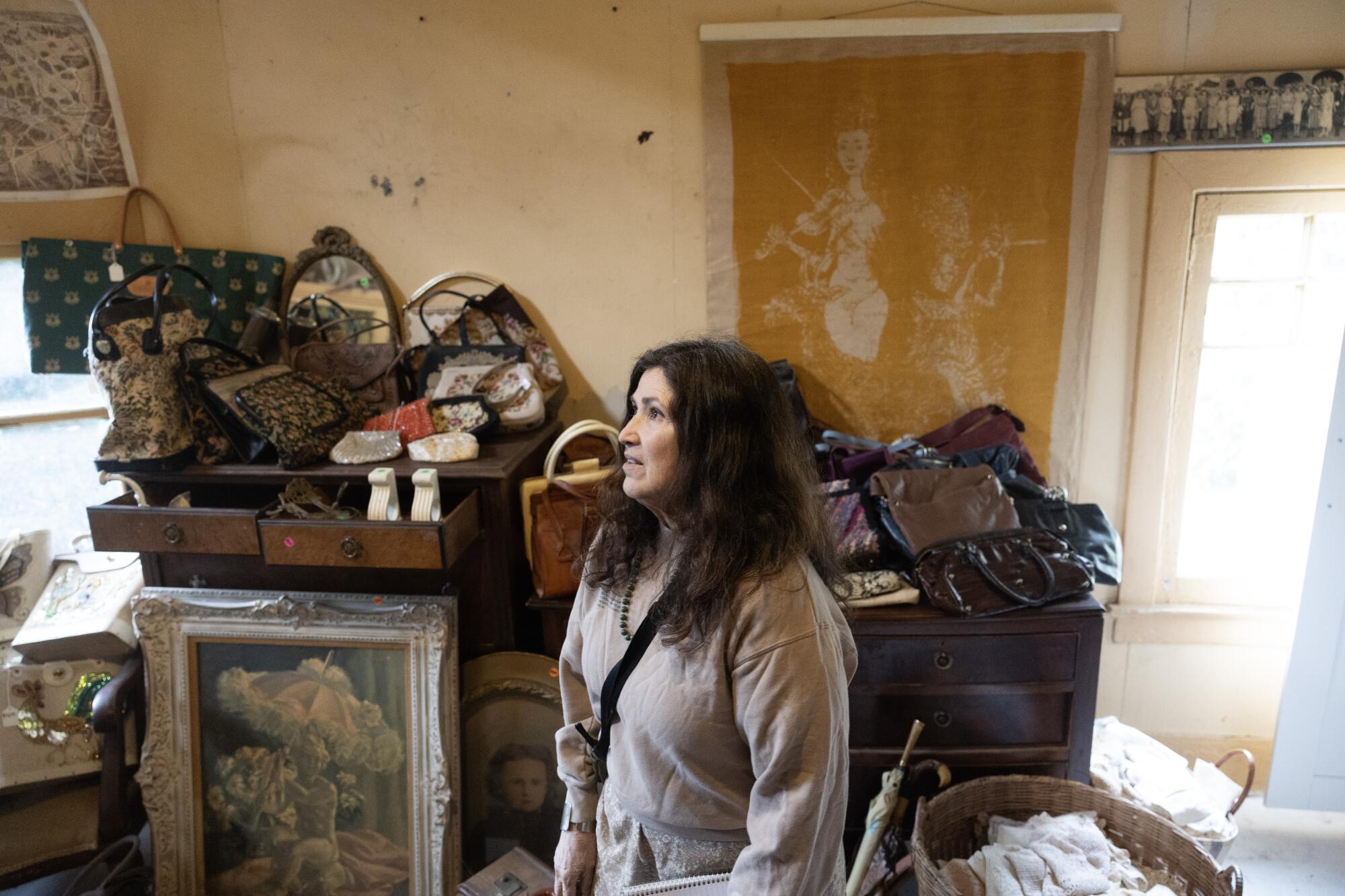 Lupe Breard, 64, in the Echo Park house where she has lived in for nearly six decades. 