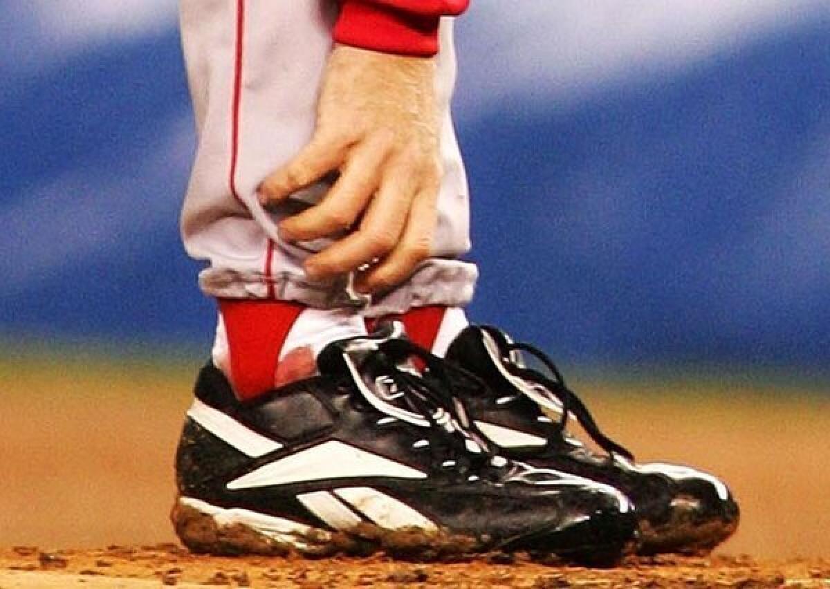 Curt Schilling had a bloody sock during the 2004 ALCS.