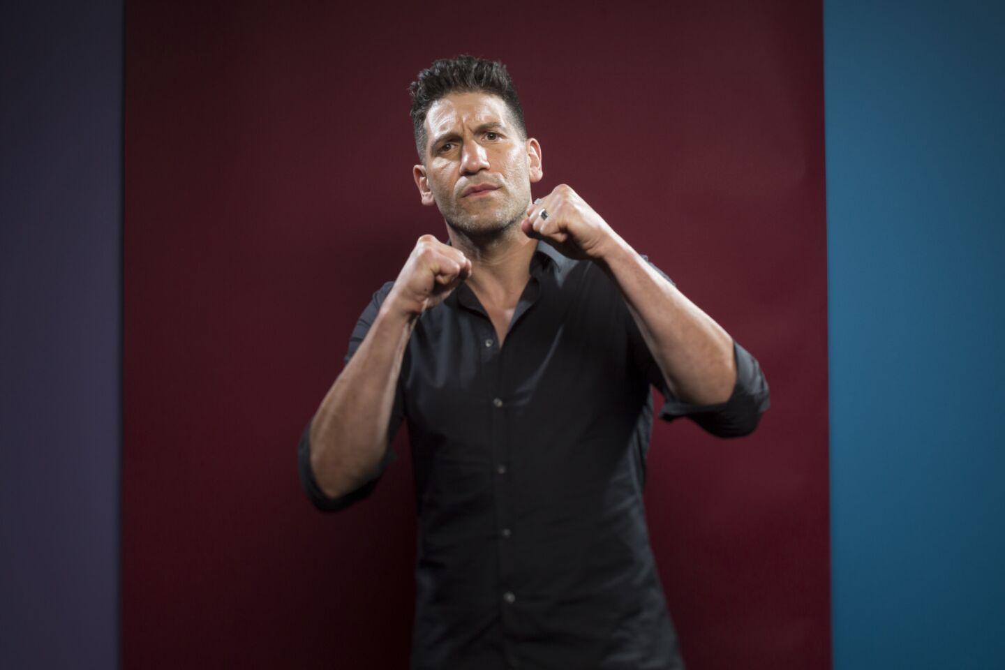 Jon Bernthal, from the television series "Marvel's The Punisher," photographed in the L.A. Times photo studio at Comic-Con 2017.