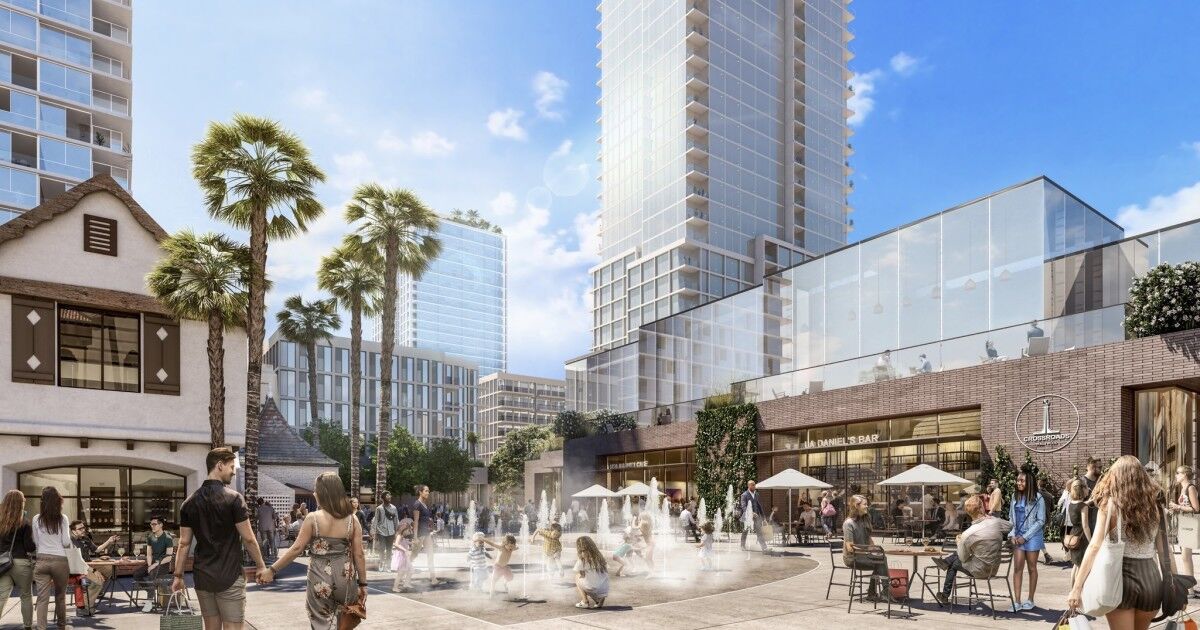 Crossroads Hollywood project rendering