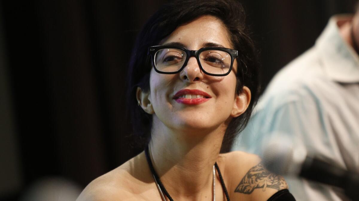 Porochista Khakpour at the L.A. Times Festival of Books in 2015. Her new memoir is "Sick."