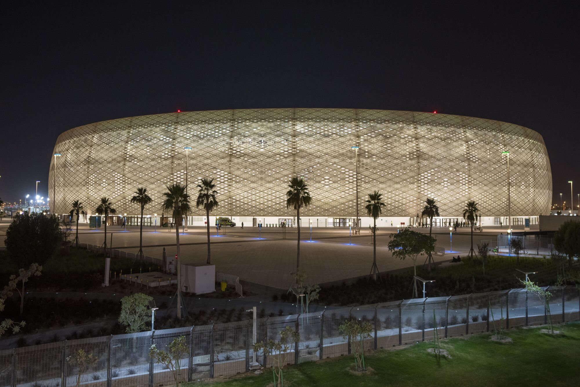 Al Thumama Stadium in Doha, Qatar.