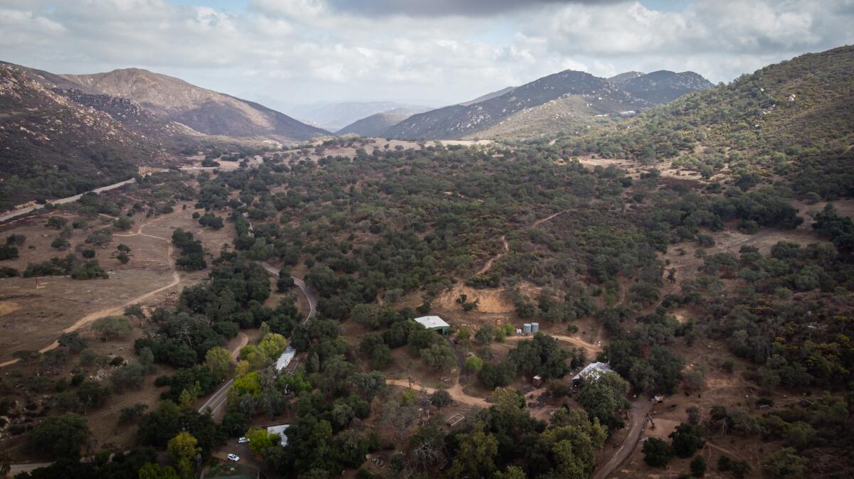 The nearly 1,300-acre Breezeway Ranch in Jamul.