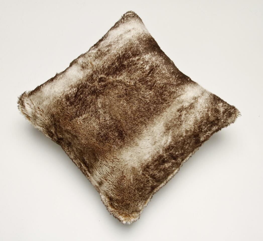 Faux Fur in Caramel from Pottery Barn