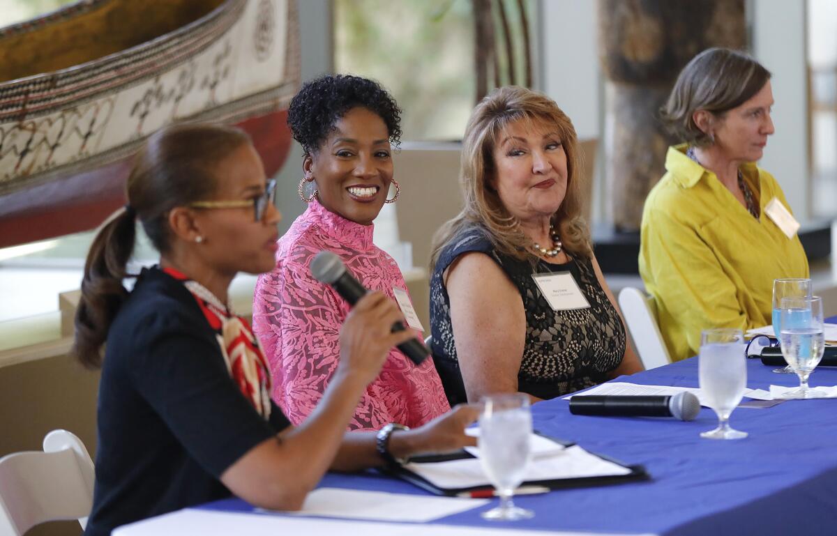 A panel discussion with Raquel Bone, Deborah Wondercheck, Mary Cramer and Bev Gibson.