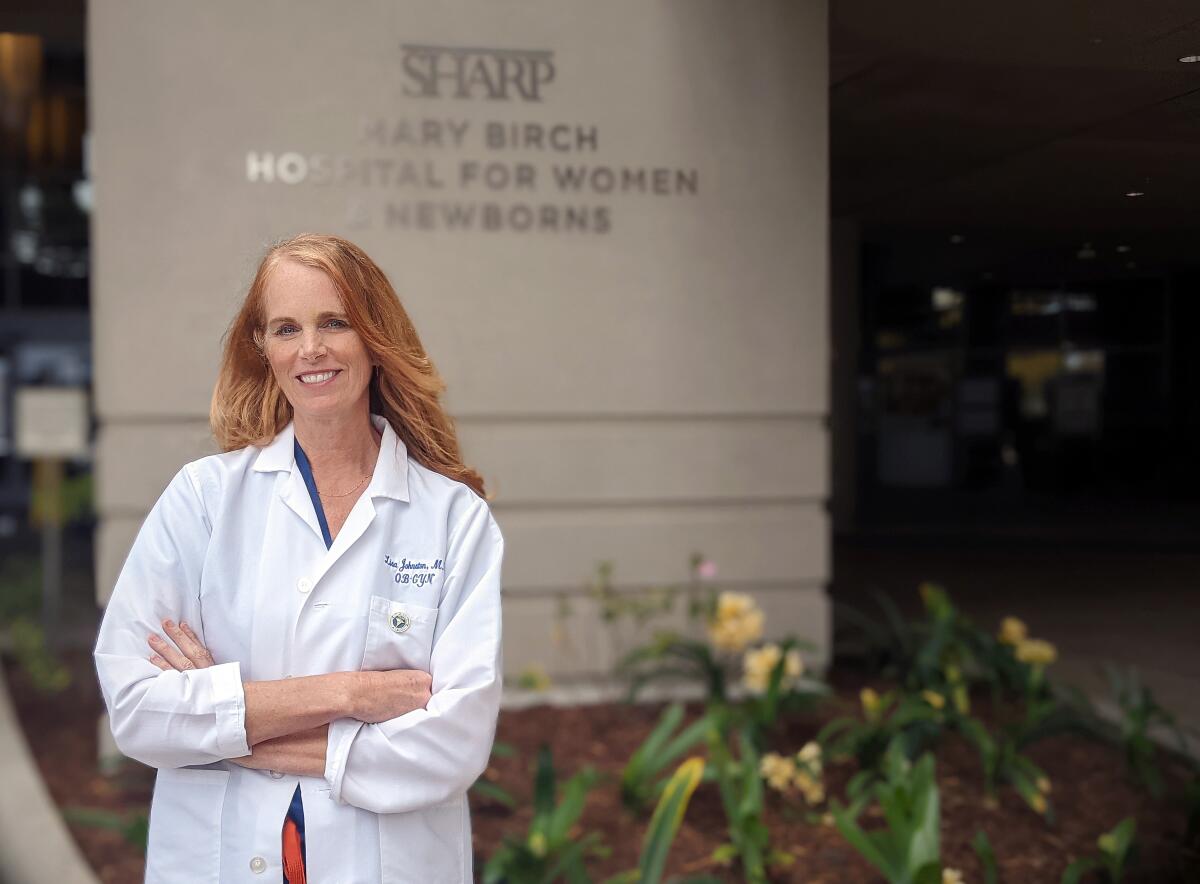 Dr. Lisa Johnston chief medical officer at Sharp Mary Birch Hospital for Women & Newborns.