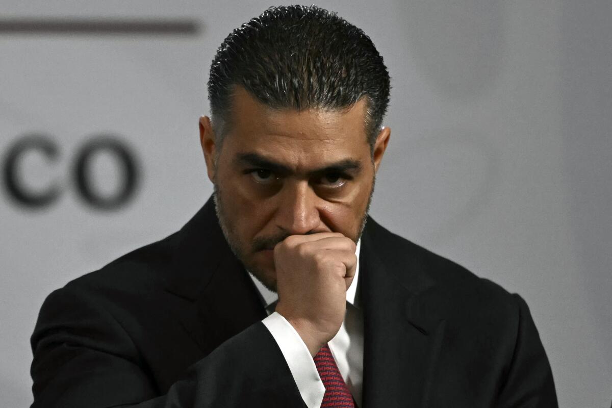 Omar García Harfuch, Mexico's secretary of Security and Citizen Protection