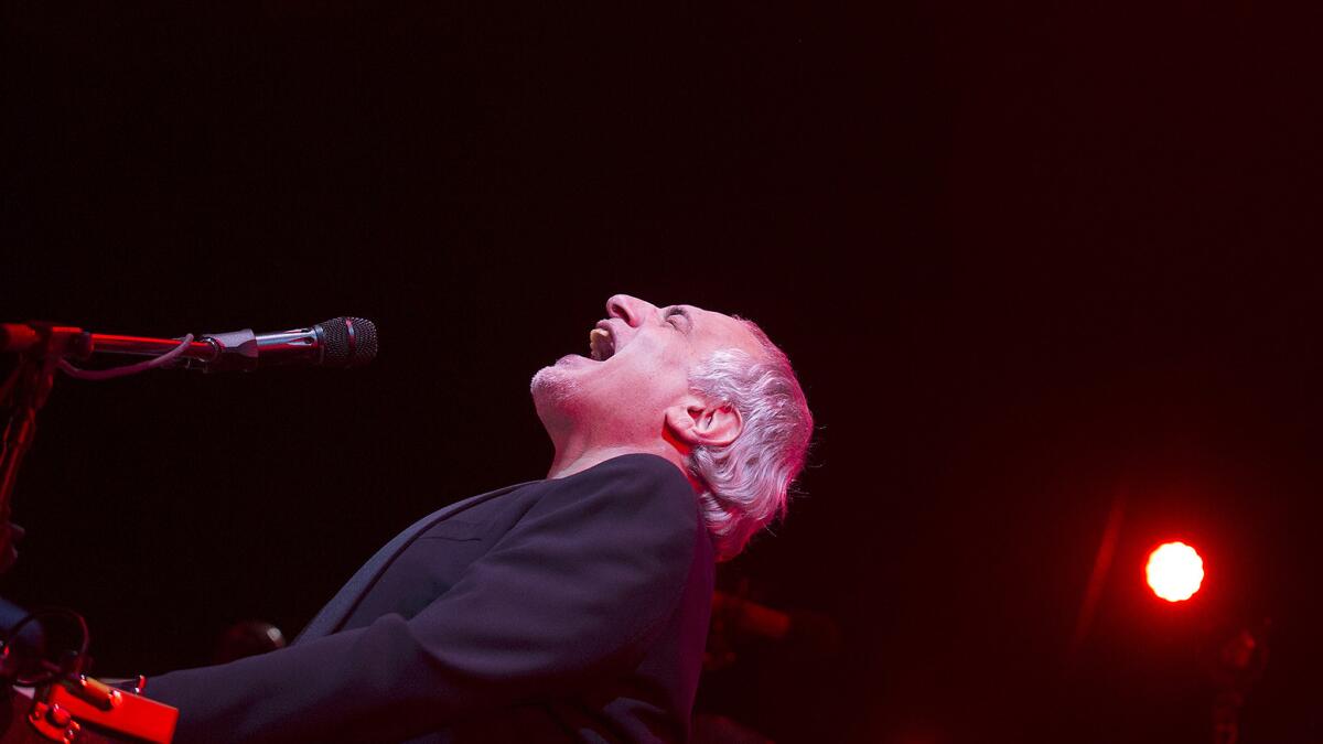 Donald Fagen of Steely Dan performs April 10 at the Coachella Valley Music and Arts Festival in Indio.