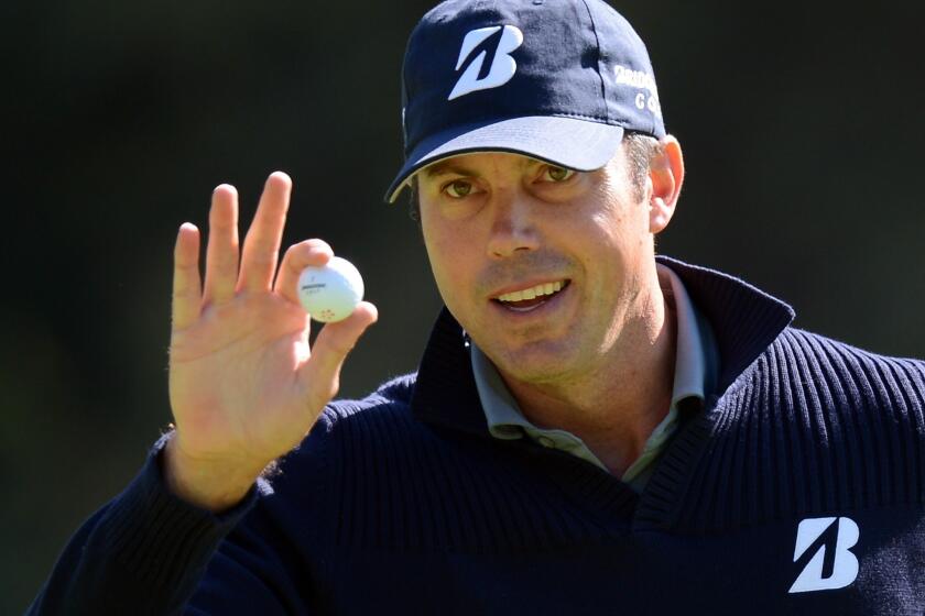 Matt Kuchar birdied his first three holes on his way to an early lead at the Northern Trust Open.