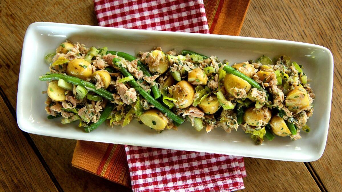 Tuna salad from Scopa Italian Roots. (Kirk McKoy / Los Angeles Times)