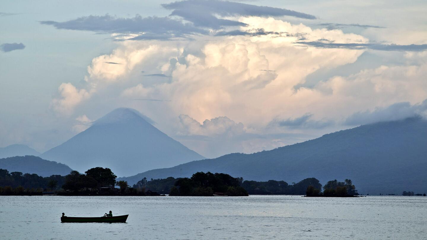 A boat navigates Lake Cocibolca, also known as Lake Nicaragua, near Granada in June 2013. Plans for a $50-billion shipping canal would divide Nicaragua in two as it traveled from the Pacific to the Caribbean, bisecting Central America's largest lake and dwarfing the 100-year-old Panama Canal.
