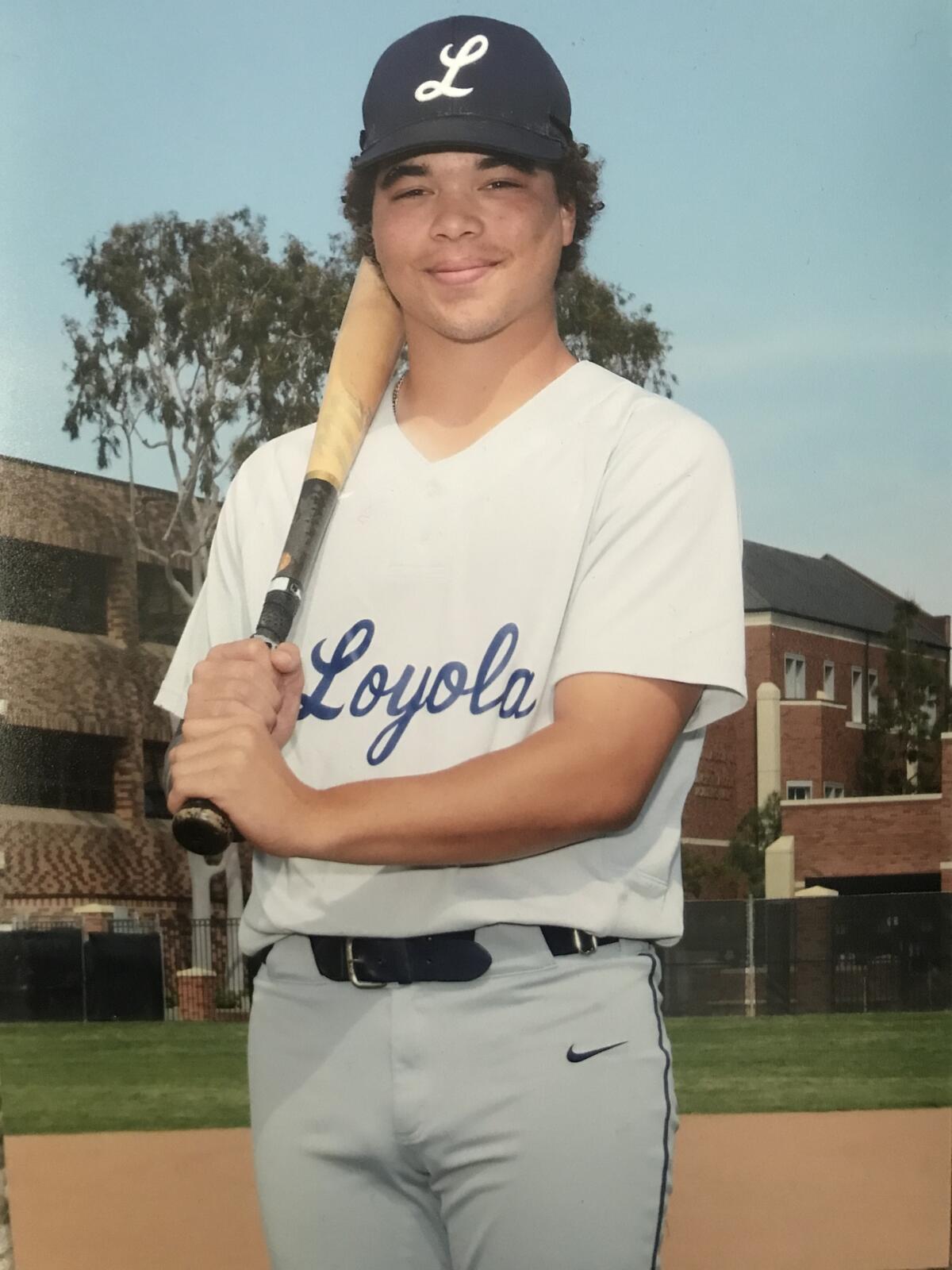 Ryan Times, Loyola baseball player