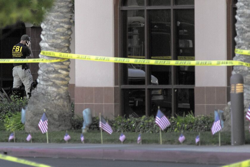 Questions yet to be answered by investigators include: Where did the shooters go between the attack at the Inland Regional Center before noon Dec. 2 and the shootout with police that killed them four hours later?
