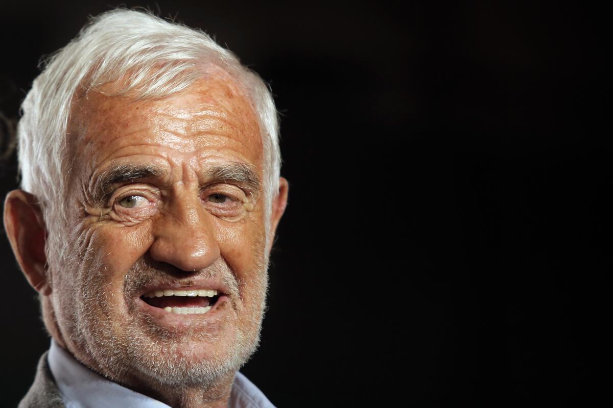 French actor Jean-Paul Belmondo in 2013.