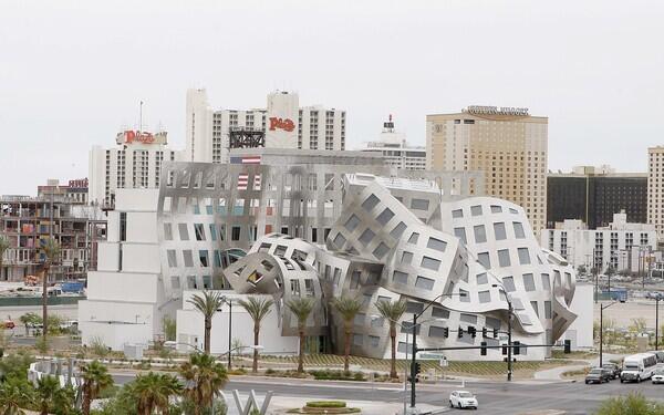 From a distance, this Las Vegas building appears to employ the same riotous curves and colliding forms that Frank Gehry has relied on, as a formal lexicon, for perhaps too long; but to walk through it and to think about it in terms of the studies on brain disease that go on inside its labs is to realize that Gehry, 81, has entered a productive new chapter in his long career, taking on a raft of bracingly somber themes including aging, decay and even death.