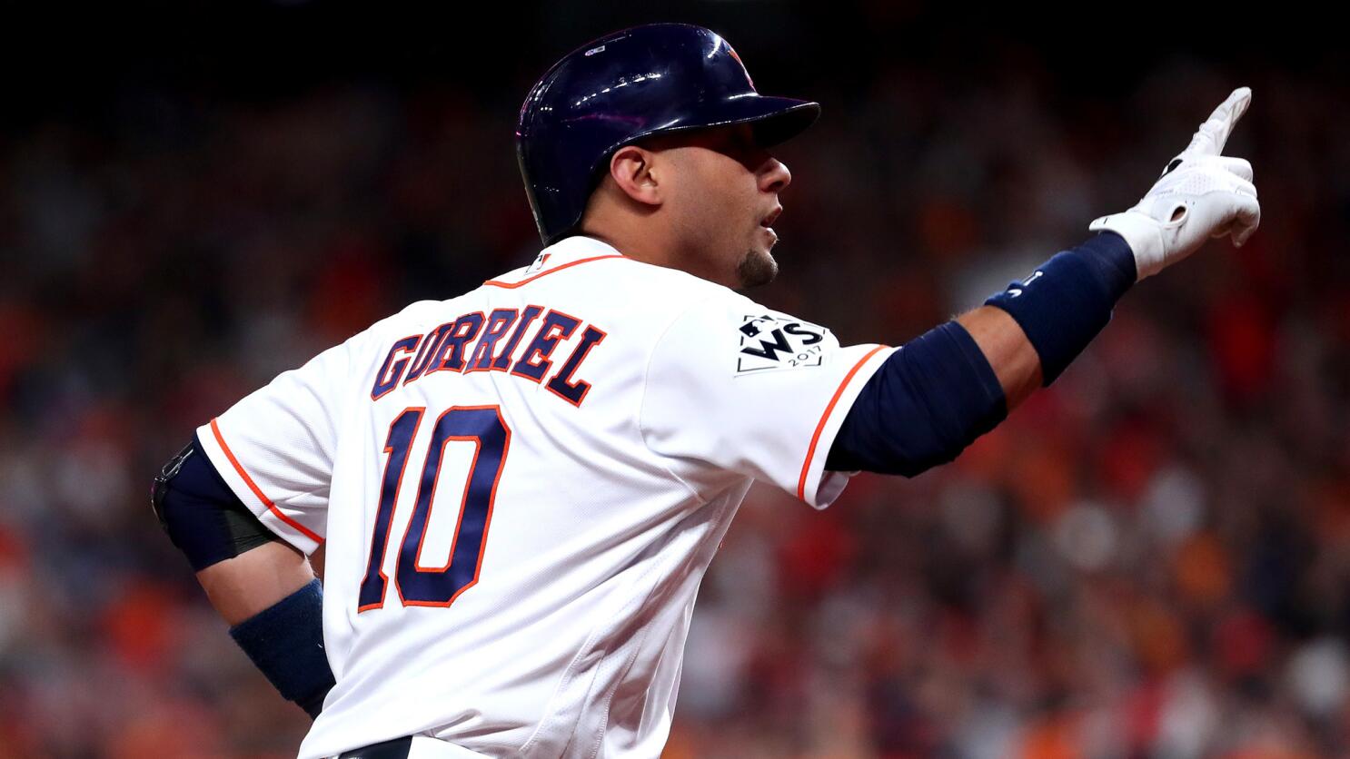 Houston 1B Yuli Gurriel out for rest of World Series
