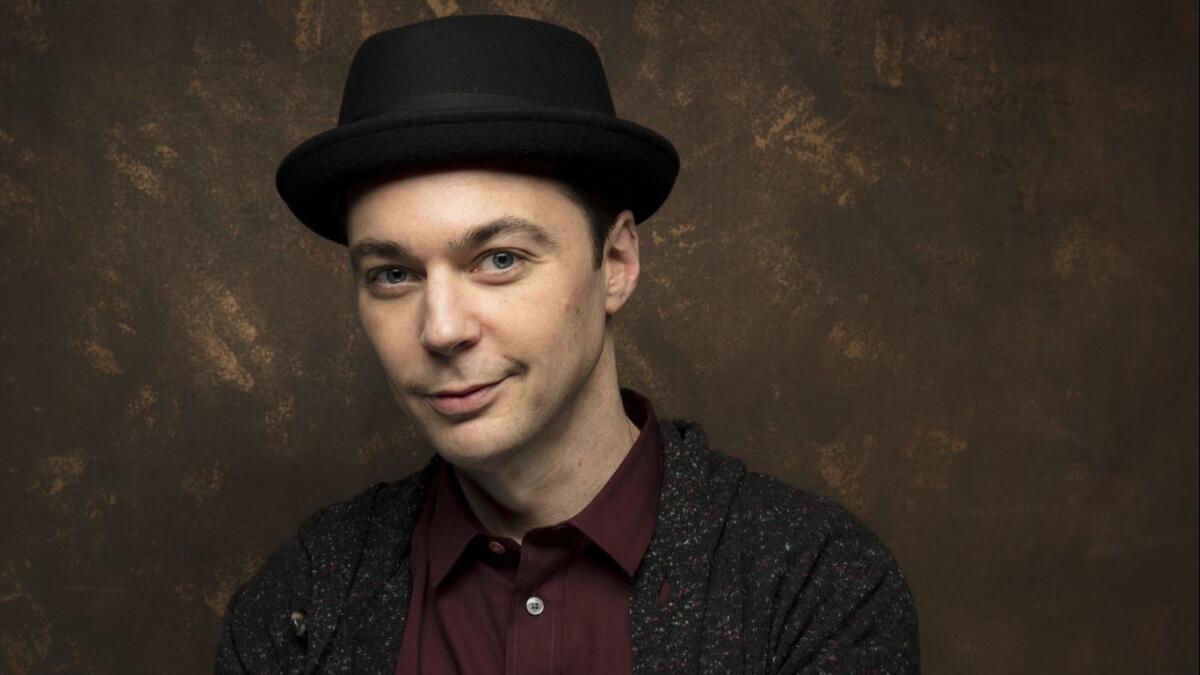 Actor Jim Parsons photographed in January at the Sundance Film Festival in Park City, Utah. Parsons is part of the starry cast for Broadway's "The Boys in the Band."