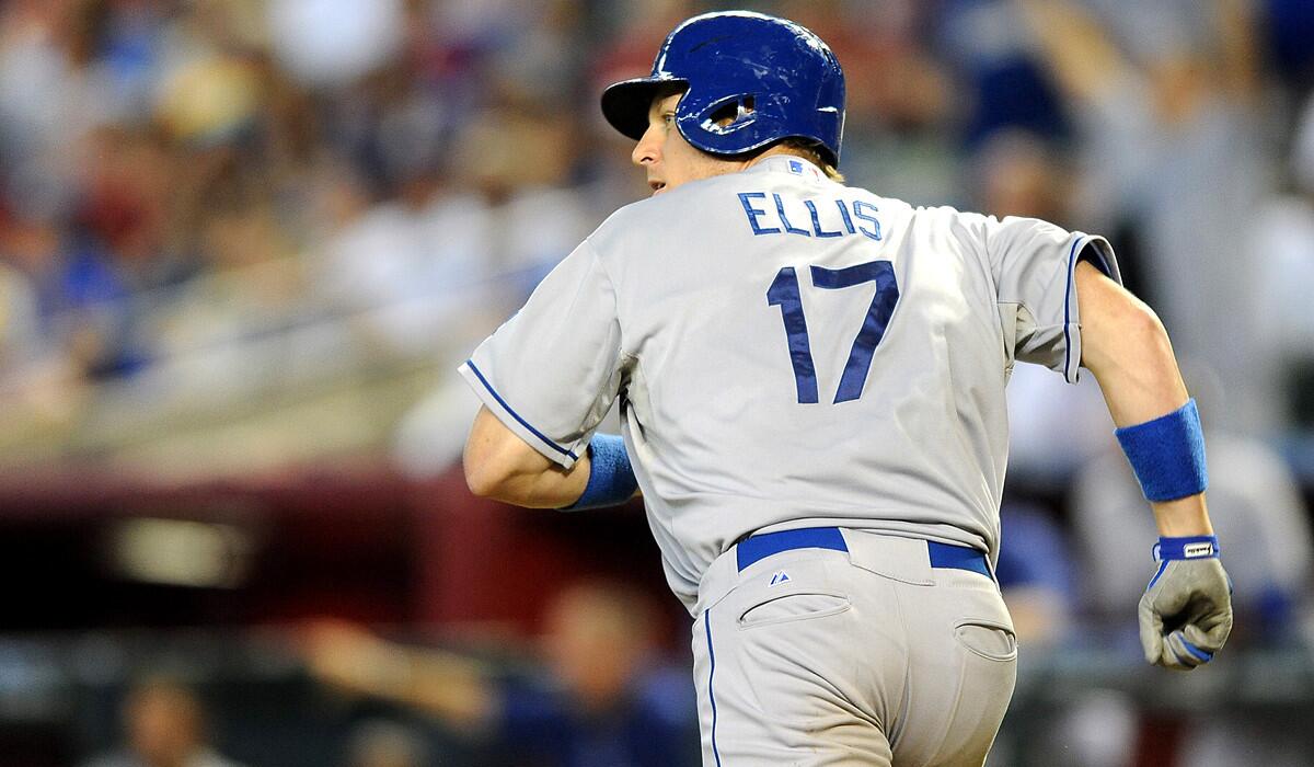 Dodgers catcher A.J. Ellis has resumed baseball activities in his rehab from knee surgery.