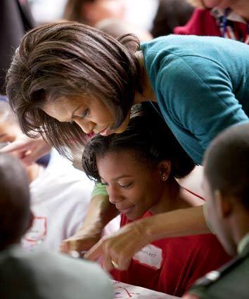 Day in photos: Michelle Obama in Washington