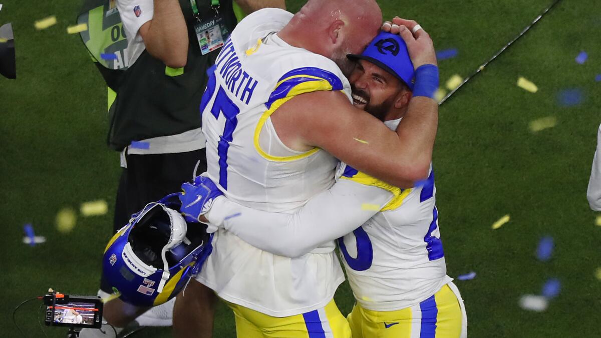 Eric Weddle, Rams stars pen Hollywood ending at Super Bowl - The