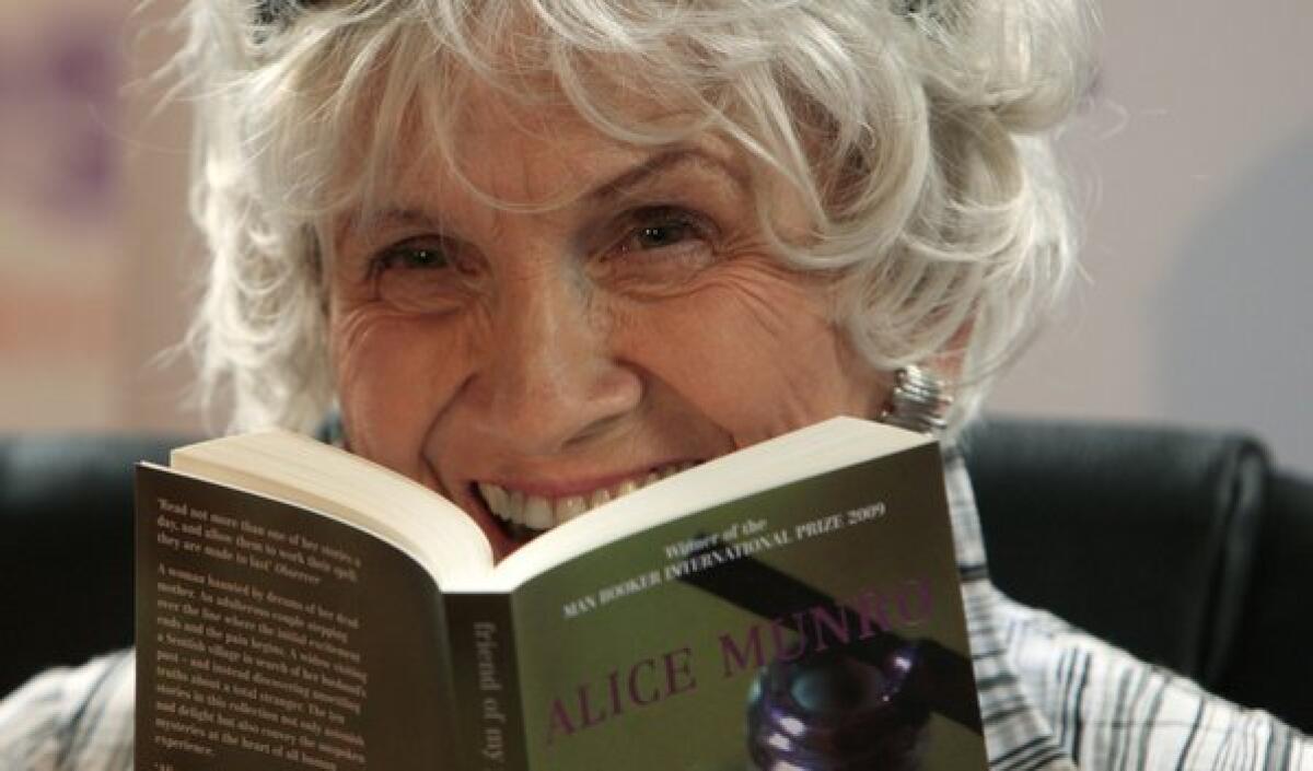 Alice Munro, winner of the 2013 Nobel Literature Prize.