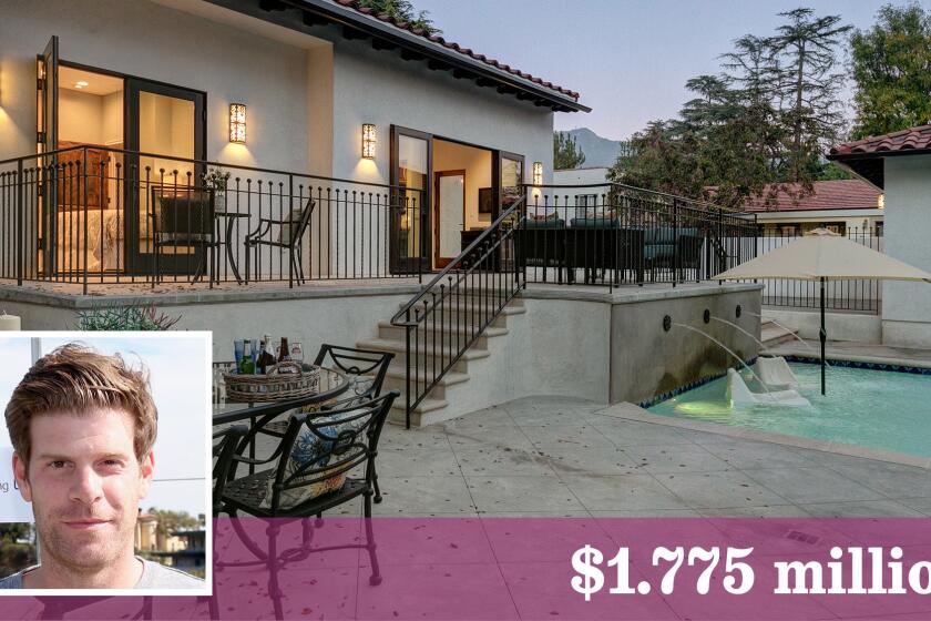Actor and comedian Steve Rannazzisi and his wife, Tracy, have bought a 1920s Mediterranean in Altadena for $1.775 million.