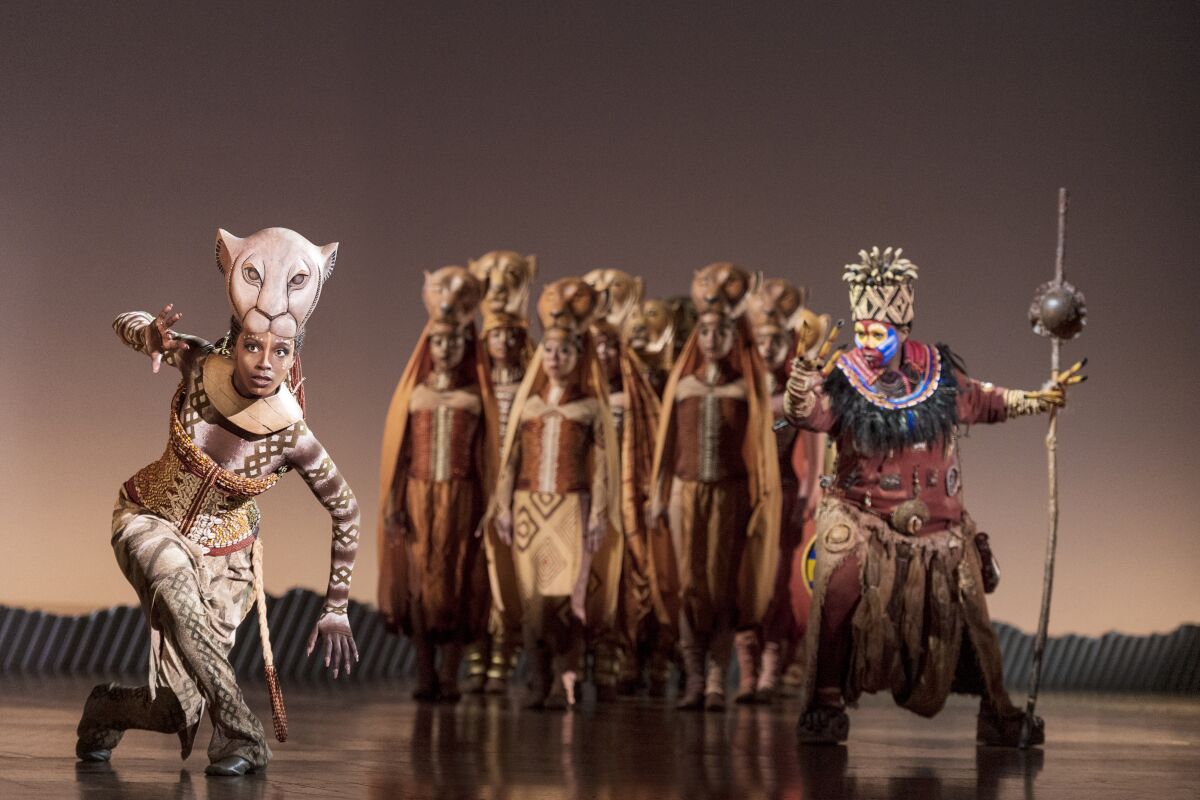 Disney's "The Lion King" will be playing at the San Diego Civic Theatre through Sept. 11.