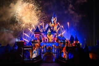 Wondrous Journeys features projections of animated classics on Sleeping Beauty Castle.