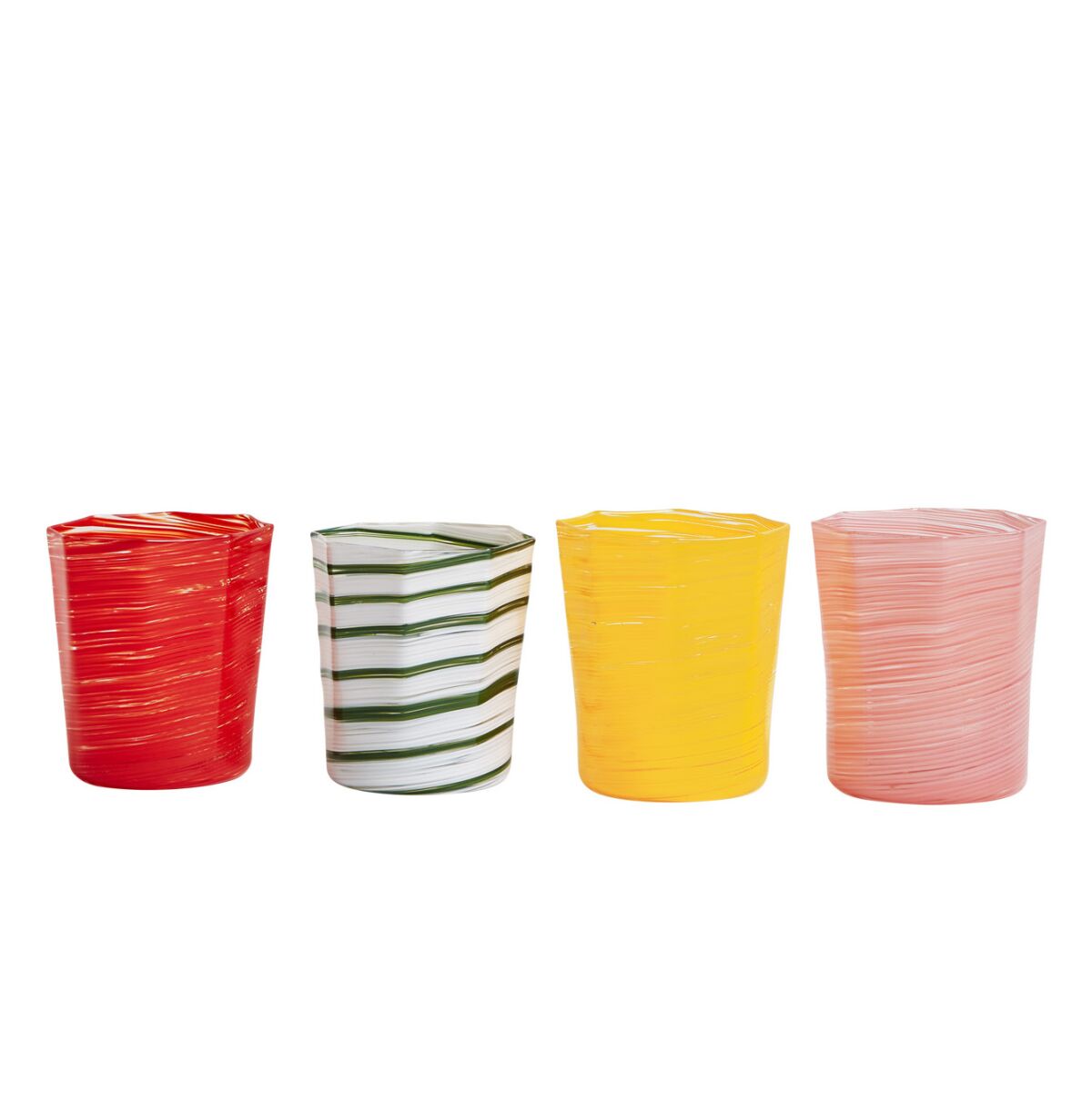A photo of Bisette’s Jules handblown glassware set.