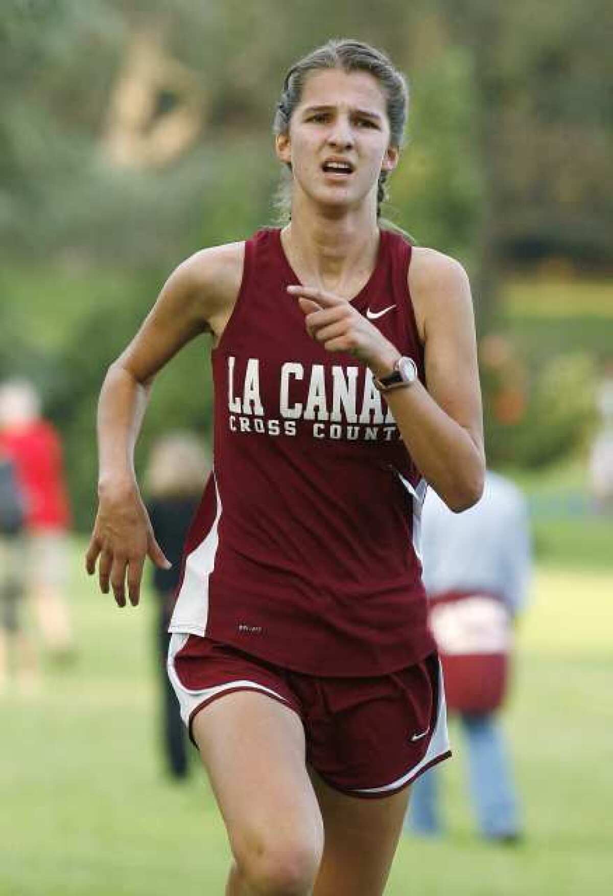 Sonja Cwik won the Rio Hondo League Individual girls' cross-country title Thursday, while leading the Spartans to the team crown as well.