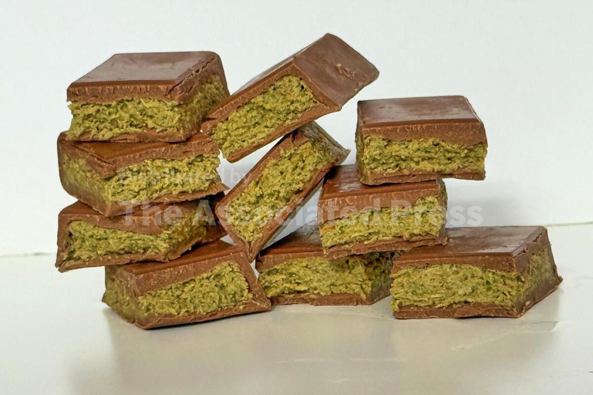 Barras de chocolate de Dubái en Nueva York, el viernes 26 de septiembre de 2025.