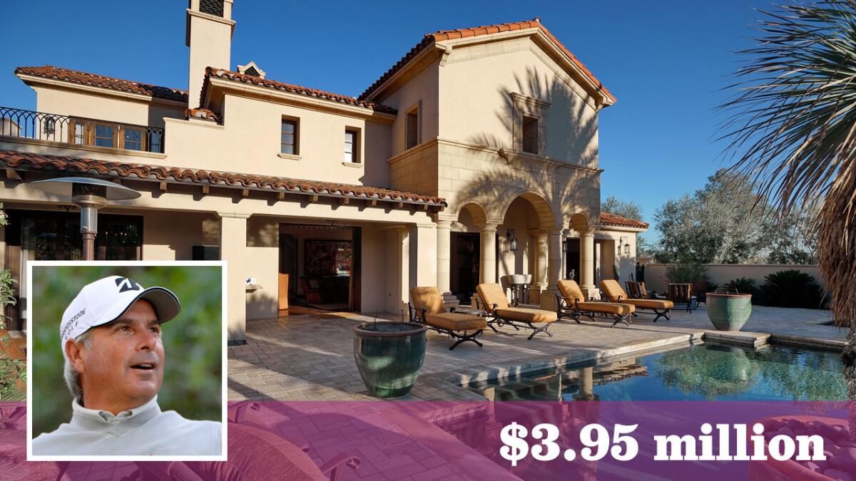Golfer Fred Couples has listed his desert home at the Madison Club in La Quinta for sale at $3.95 million.