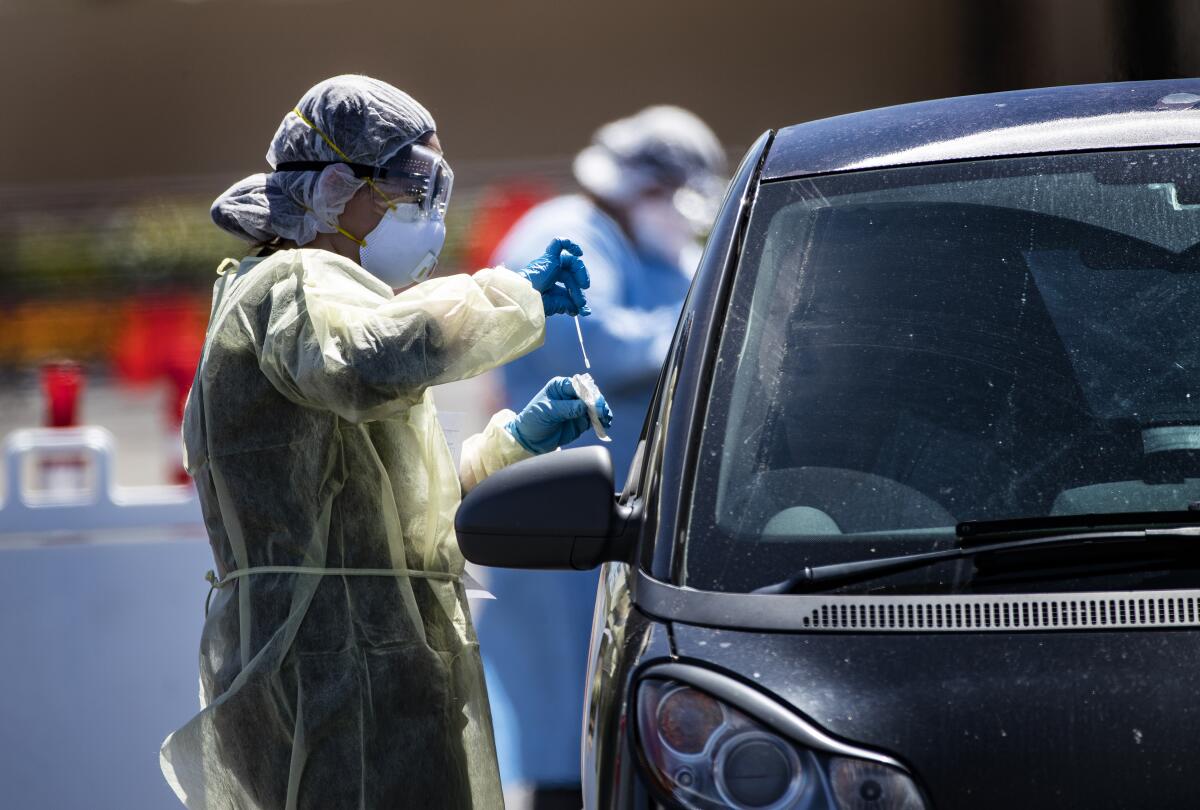 Drive-though testing facility for Coachella Valley residents