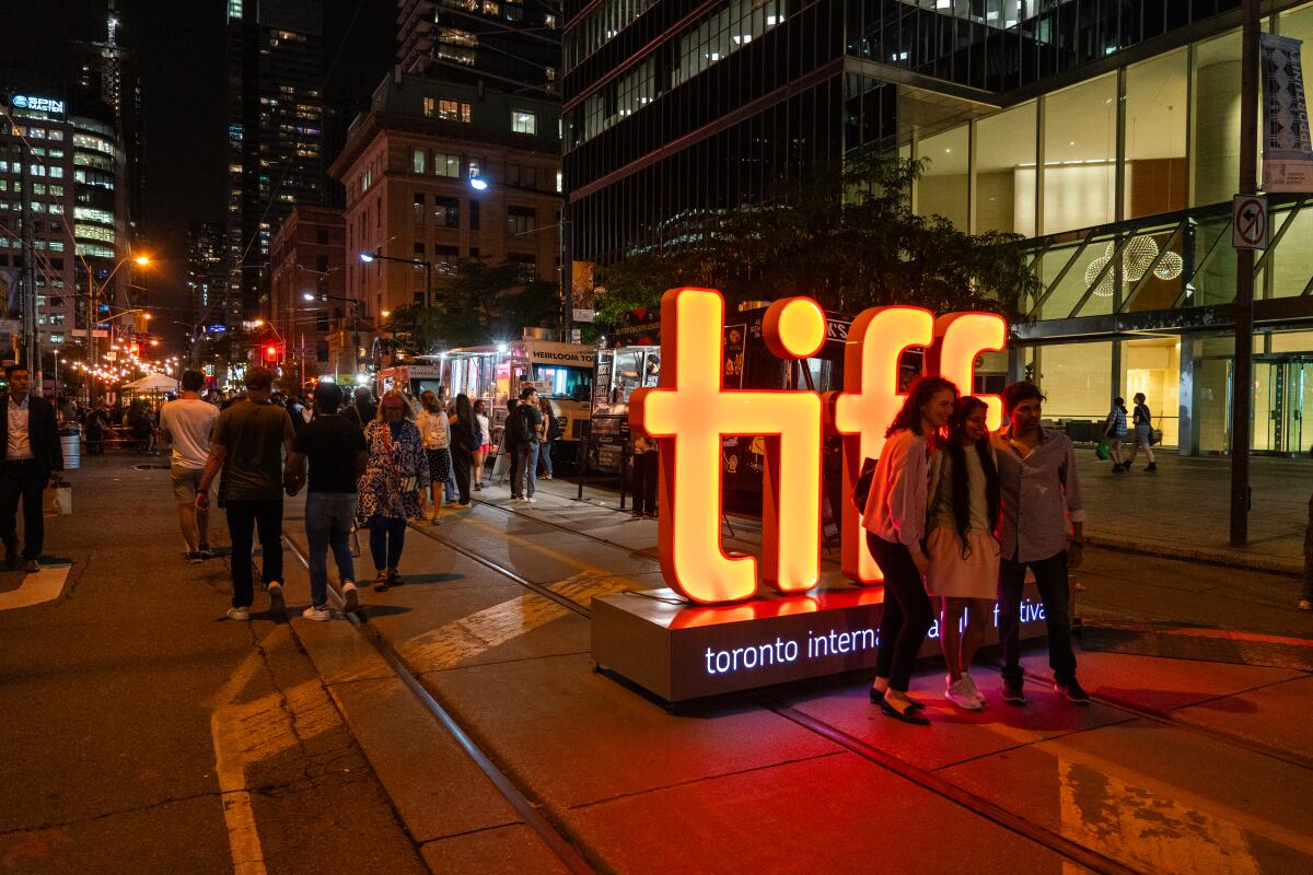 Toronto International Film Festival 2023, Festival Street at night.