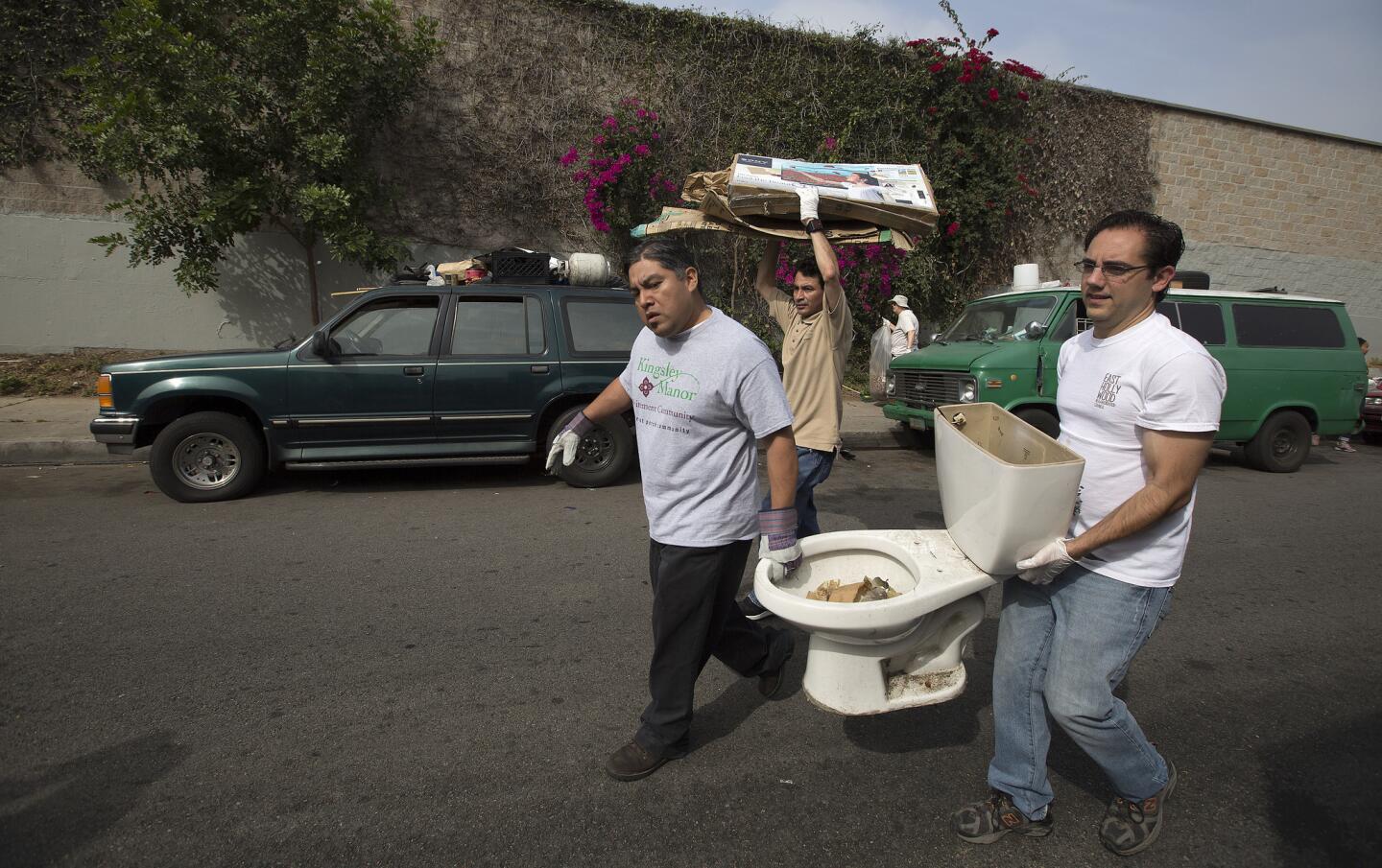 Cleaning up the street of L.A.