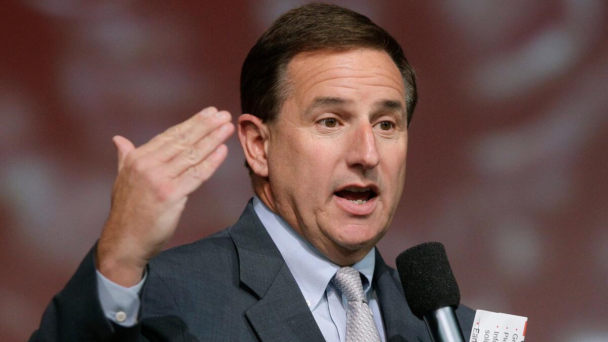 Mark Hurd, shown in 2011, had CEO roles at National Cash Register, Hewlett-Packard and Oracle.