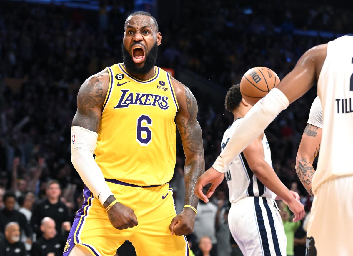 LeBron James decide, Lakers bate Grizzlies na prorrogação e fica a