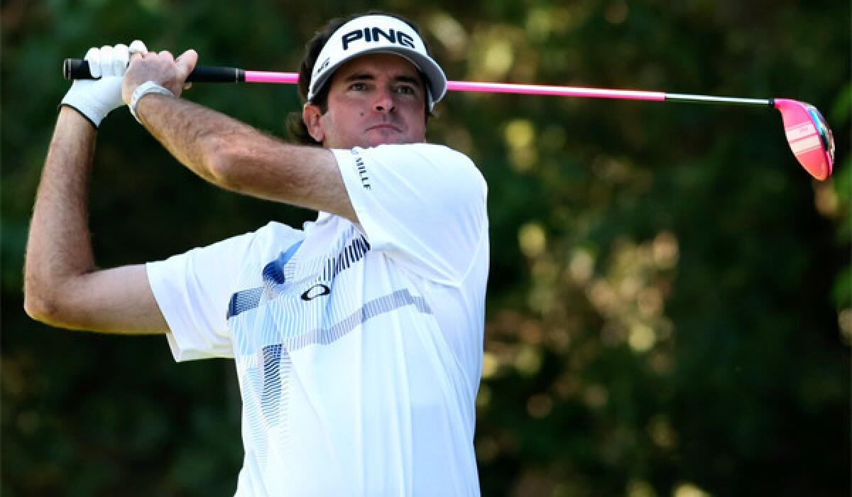 Bubba Watson is tied for sixth, but four shots out of the lead, going into the final round the Northern Trust Open at the Riviera Country Club.